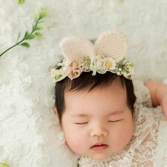 Newborn Photography Props, Handmade Headwear, Baby Supplies, Bunny Hairpin, Hair Clip, Photo Props, Headwear