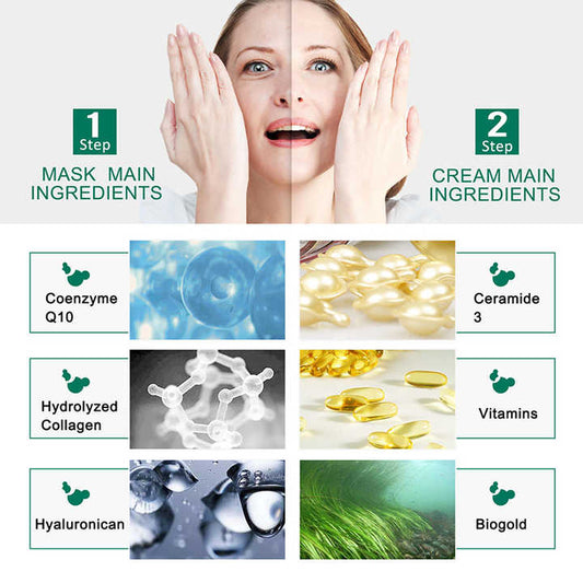 Care Sets - Moisturizing and Whitening Face Mask with Vitamin