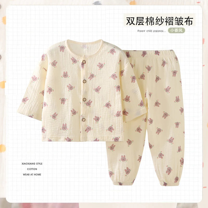 Pure cotton children's pajamas