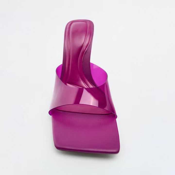Women's transparent heel