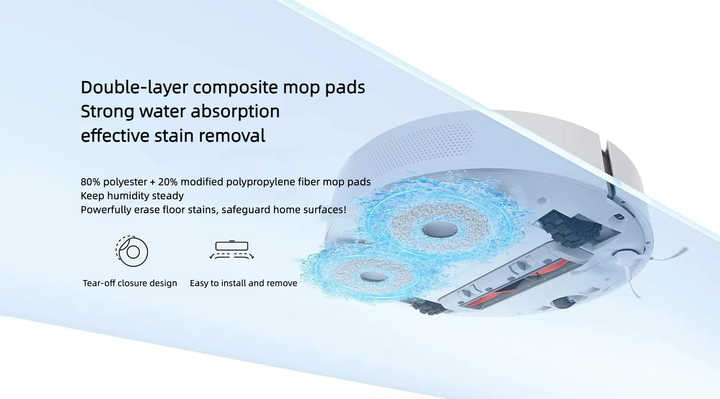 ممسحة جوجل سبلاي روبوتية للمكنسة الكهربائية- Google Supply Robotic Vacuum Cleaner-