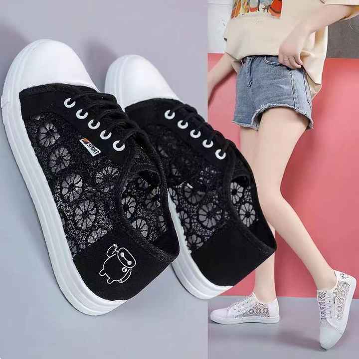 Hongyan Hot Selling White-أحذية هونغيان القماشية