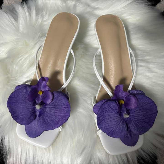 Beautiful Orchid Sandals Elegant