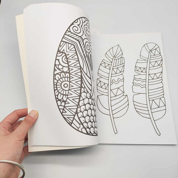 Custom black and white coloring books,