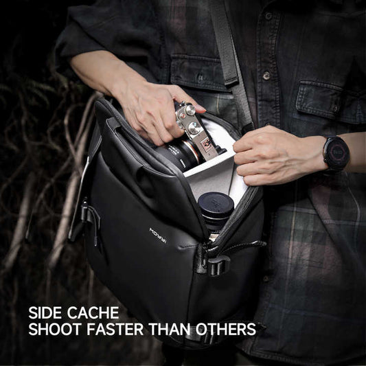 حقيبة ظهر كاميرا MOYYI DSLR كبيرة السعة من MOYYI DSLR Camera Backpack Large Capacity PVC