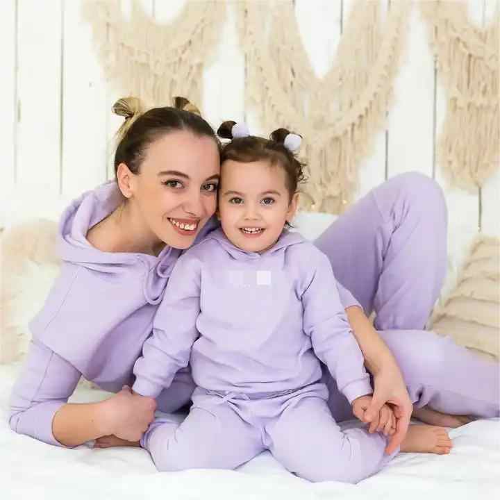 Family clothes for mother and daughter