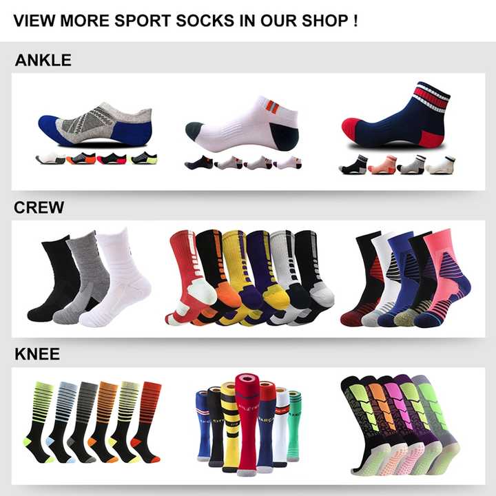 JD-A094 Tennis Socks Men's Sports Socks Tennis Tennis Socks White