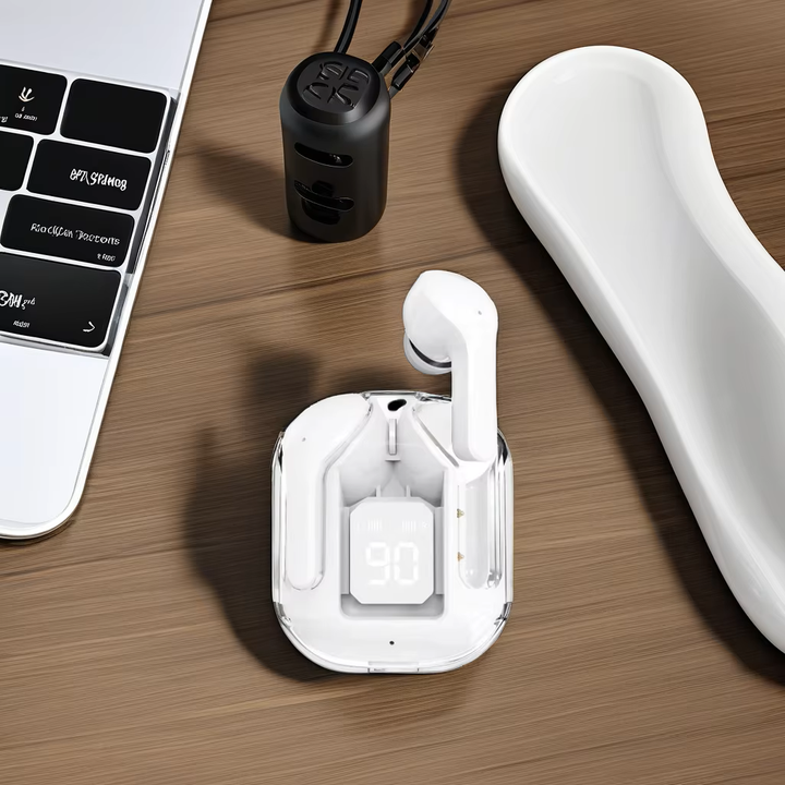 TWS بشاشة رقمية وصوت . TWS Wireless Earphones with