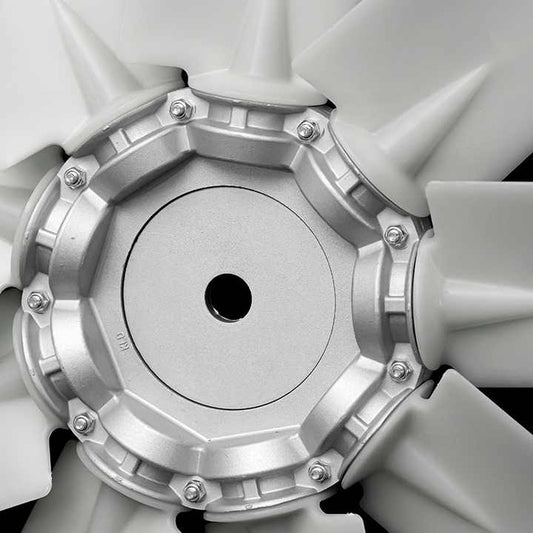 Engine and accessories excavator engine