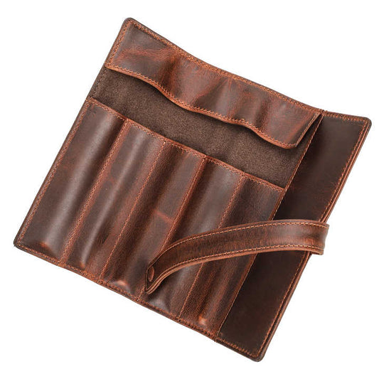 حقيبة جلد - اقلام