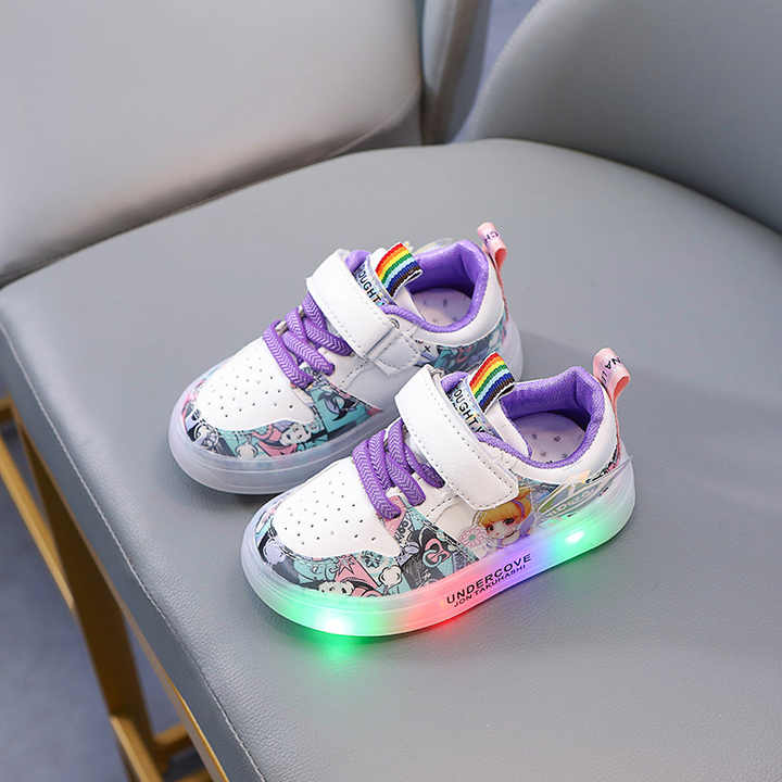 Princess shoes with lights