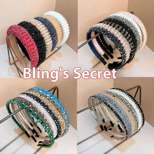 مستلزمات اطواق شعر كريستاليه