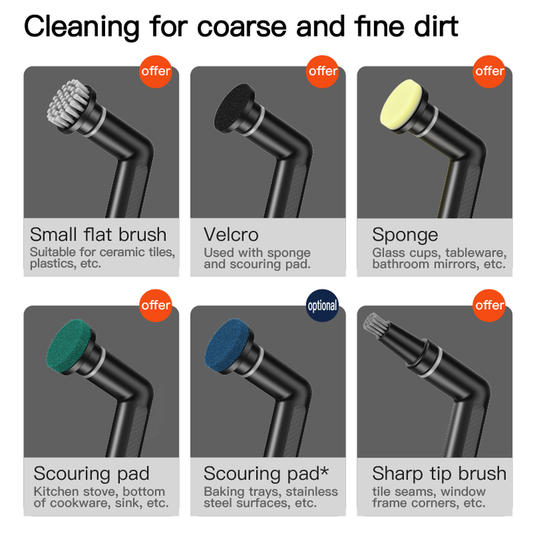 Kitchen Electronics Cleaning Brush