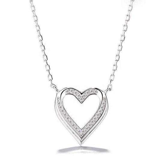 حار بيع نقية 925 الاسترليني والفضة والمجوهرات الزركون حجر القوس قلادة Hot Sale Pure 925 Sterling Silver Jewelry Zircon Stone Bow Pendant