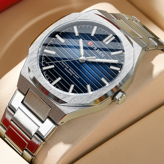 ساعة CURREN 8456 للرجال، كوارتز ياباني، عالية . CURREN 8456 Men's Watch, Japanese Quartz