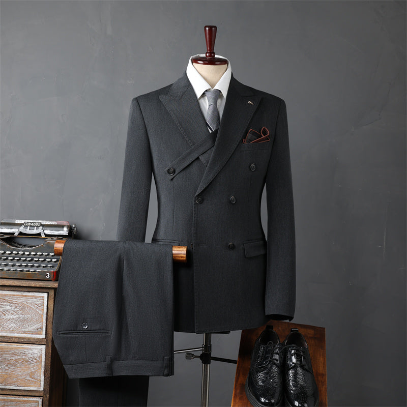 بدلة زفاف رجالية فاخرة من قطعتين