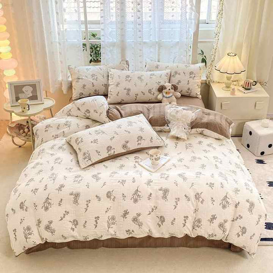 مجموعة مفارش أسِرة جديدة الأكثر مبيعاً لحاف . New Best Selling Bedding Set Quilt Duvet Cover Set