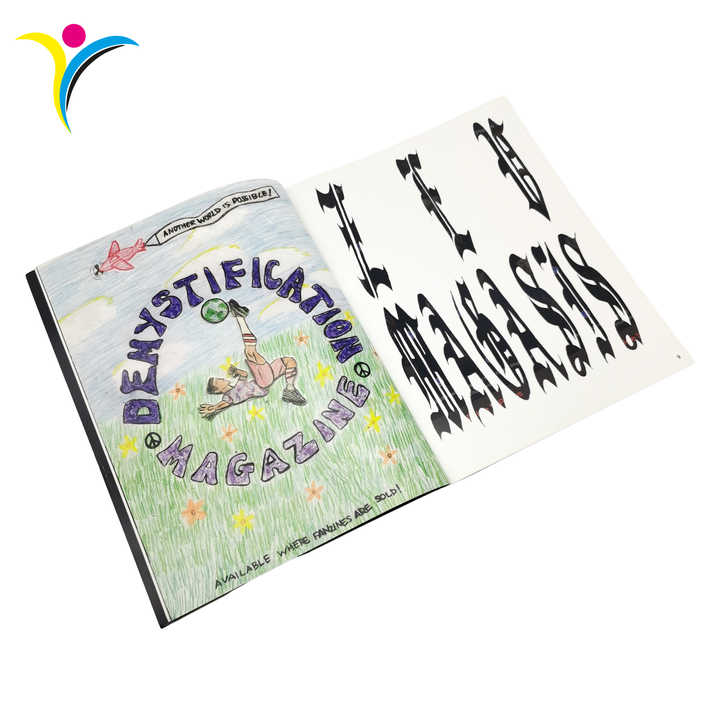 High Quality Print Custom Paper Magazine Full Color Softcover Book Printing Factory