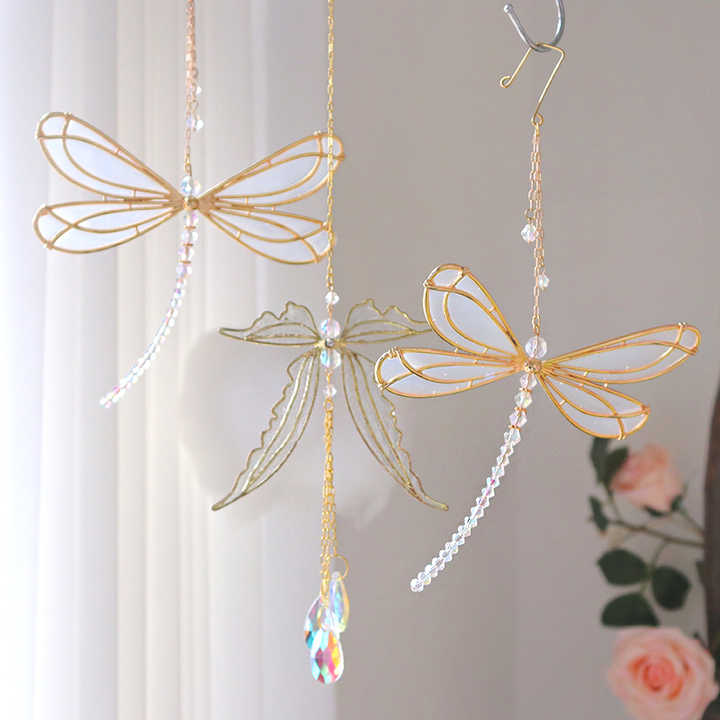 Dragonfly eye hanging ornament