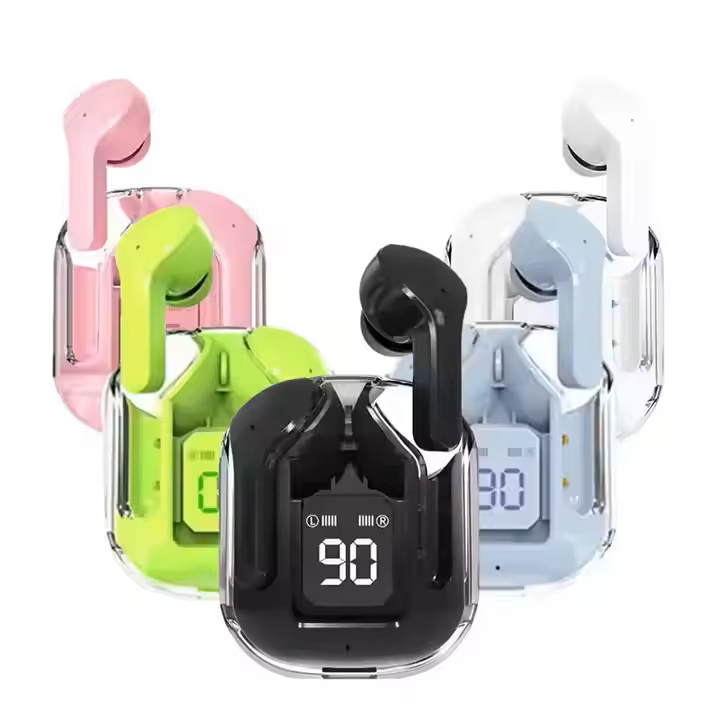 TWS بشاشة رقمية وصوت . TWS Wireless Earphones with