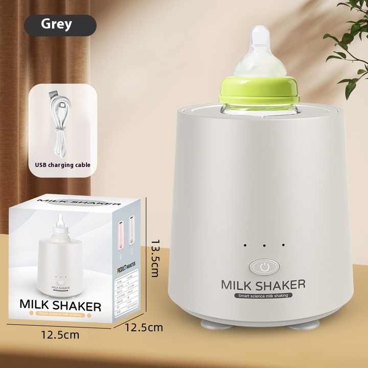 Fully Automatic USB Rechargeable Plastic Milk Frother, Wholesale Baby Gift for Milk Powder Frother