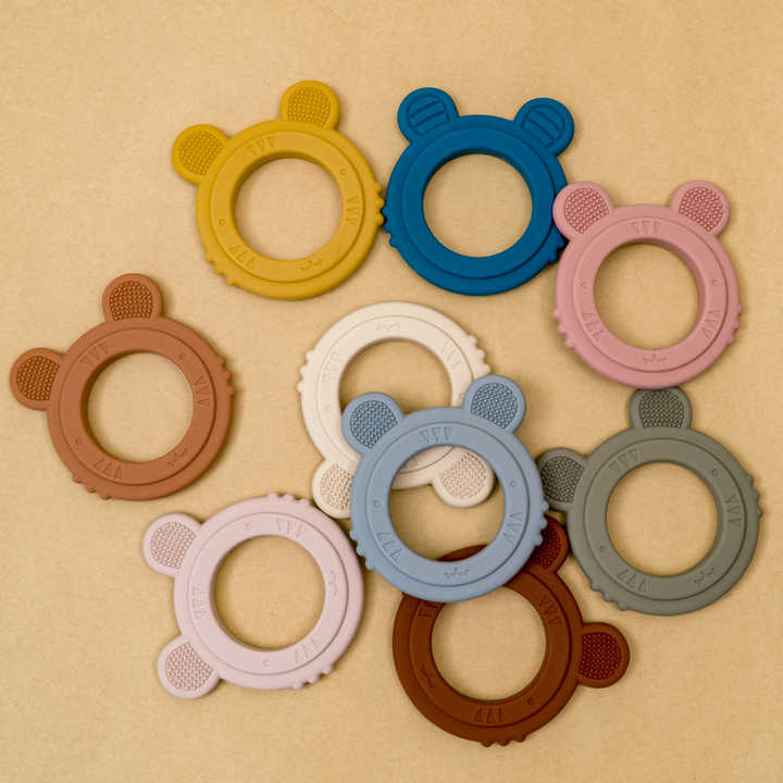 ree Silicone Chewable Baby Teethers - لعبة عضاضة للأطفال قابلة للمضغ
