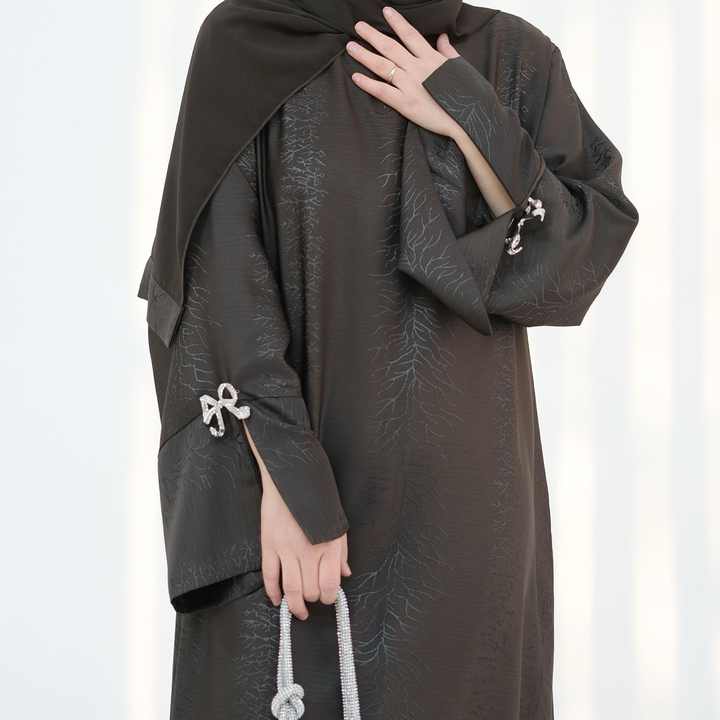 Elegant colorful abayas