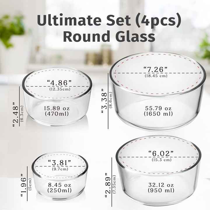Glass food processors