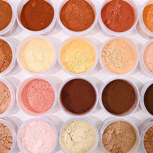 مكياج للوجه متعدد الألوان makeup powder multi-color loose