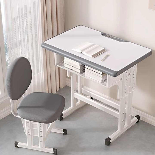 School Furniture Wooden Height Adjustable Table Sponge Chair