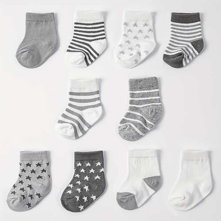 0-3 6-12 Months Boy Baby Socks- جوارب أطفال أولاد حديثي الولادة