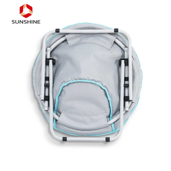Folding Moon Camping Chair with Design.