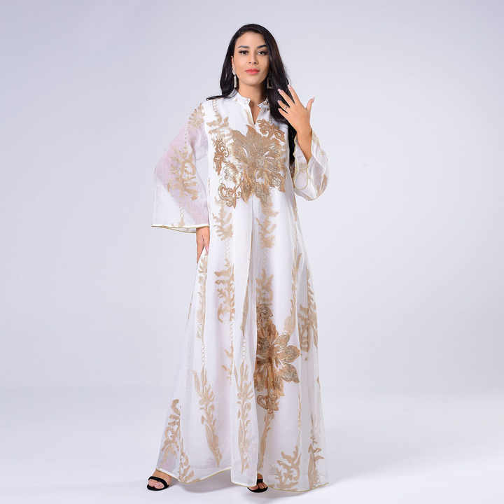 Embroidered Moroccan Caftan -قفطان مغربي مطرز