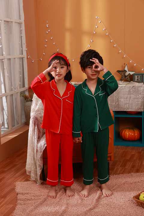 High quality bamboo pajamas for girls and boys