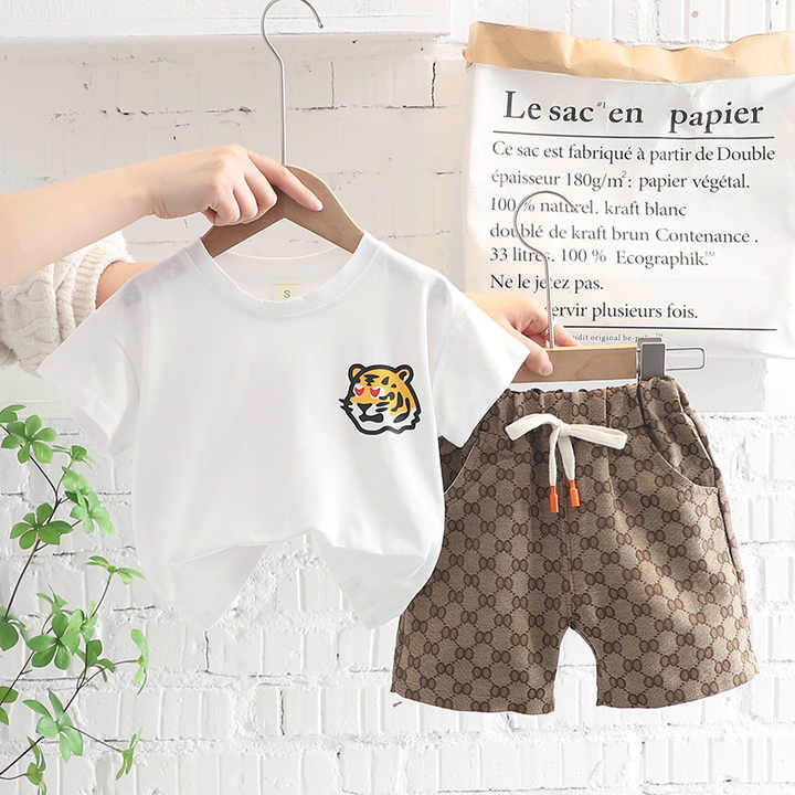 Boys' Shorts, Short-Sleeved Shorts, Boys' Summer Clothes