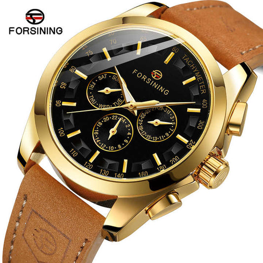 ساعة يد ميكانيكية أوتوماتيكية للرجال من مصنع . Guangzhou Ursining Watch Factory Men's Automatic