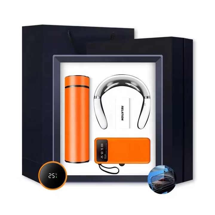Factory Direct Neck Massager Gift Box Exhibition Gift Sets with Free Logo for Customers Present