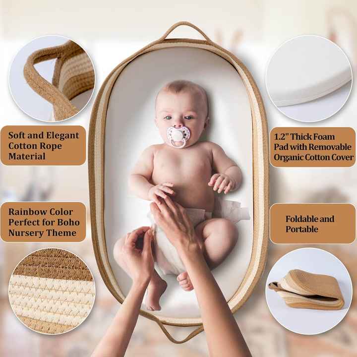 Baby Plain Foam Waterproof Boho Rainbow Design