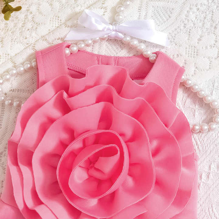 ملابس أطفال بناتي صيفية بلا أكمام Baby Girls Summer Sleeveless Ruffle