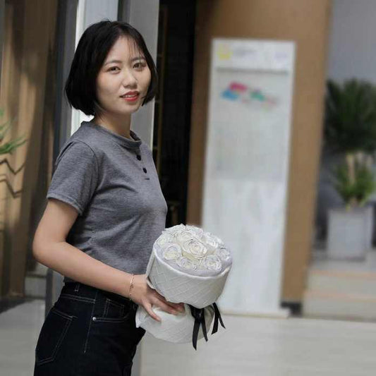 عيد الميلاد عيد الحب هدية باقة زهرة أبدية . Christmas Valentine's Day Gift Eternal