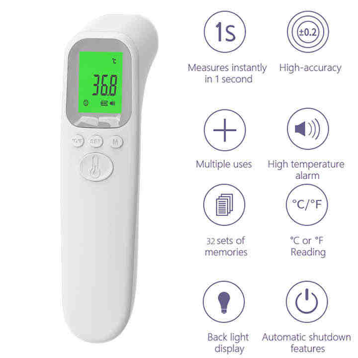 hermometers with alarm - handheld digital thermometer for babies