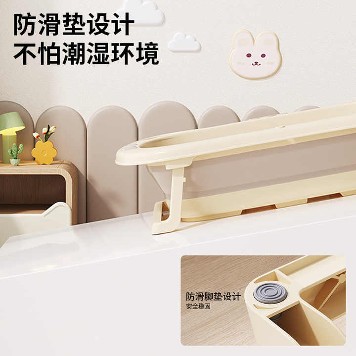 New Foldable Standing Height! Kids Set with Temperature Indicator for Infants and Toddlers