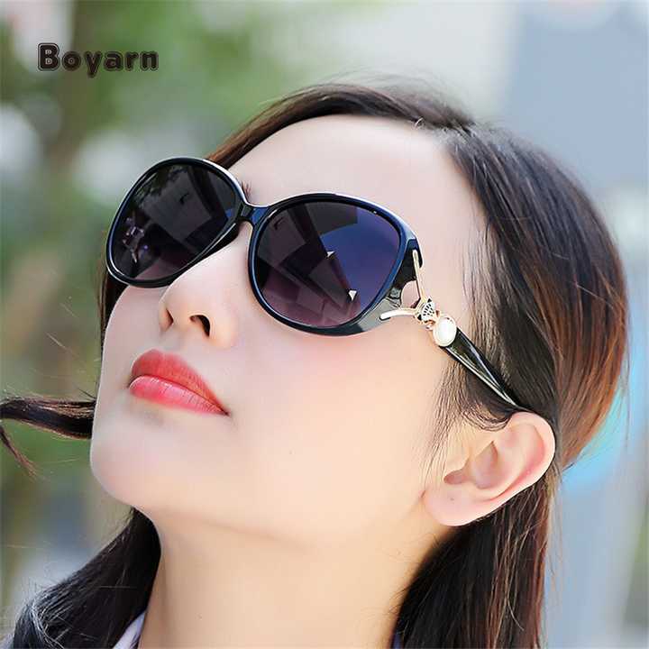 Boyarn NEW Fashion Vintage Round Women's Sunglasses