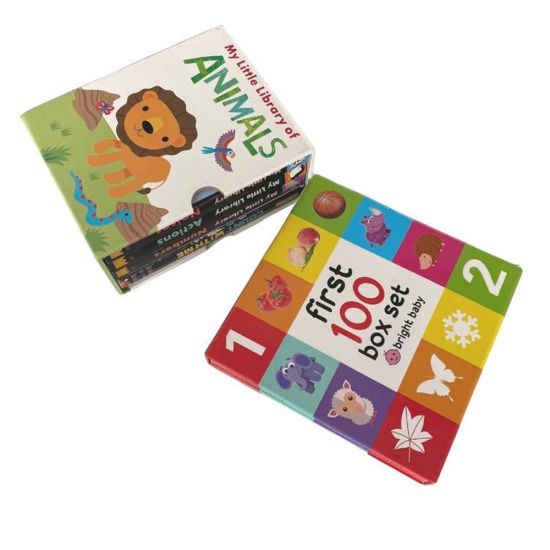 Children's cardboard story books