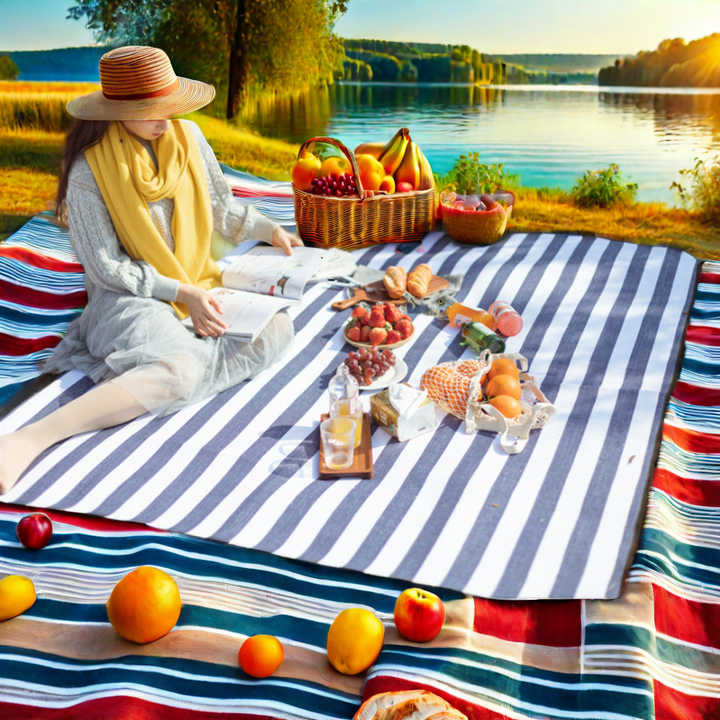Extra Large Waterproof Portable Camping Blankets