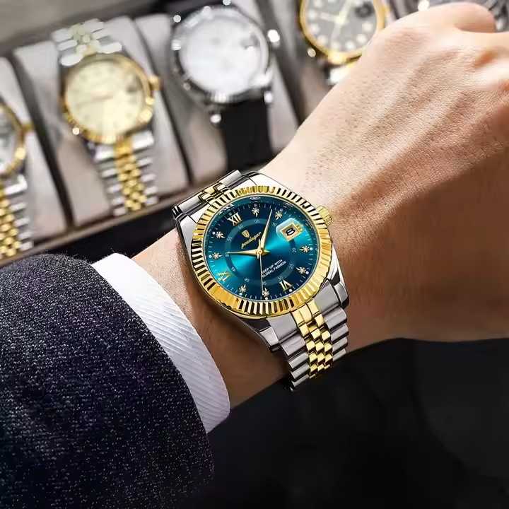 Poedagar 910 Men's Waterproof Luminous Quartz Watch