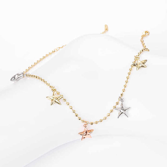قلادة على شكل نجمة من الذهبGold Star Necklace