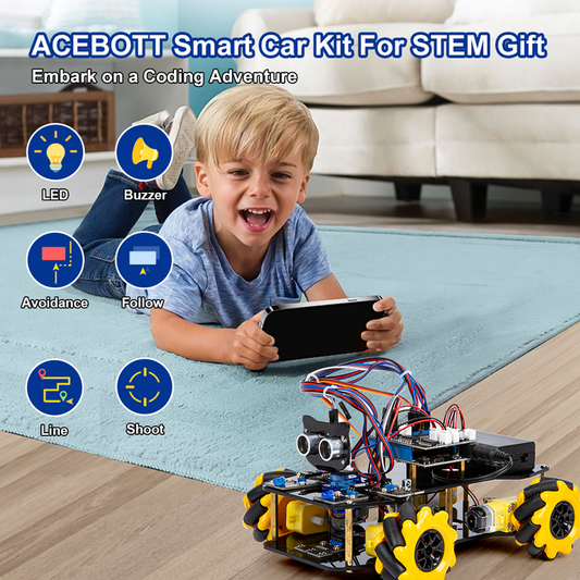 مجموعة أدوات بدء تشغيل الروبوتات القابلة . Programmable Robotics Starter Kit for Kids WiFi