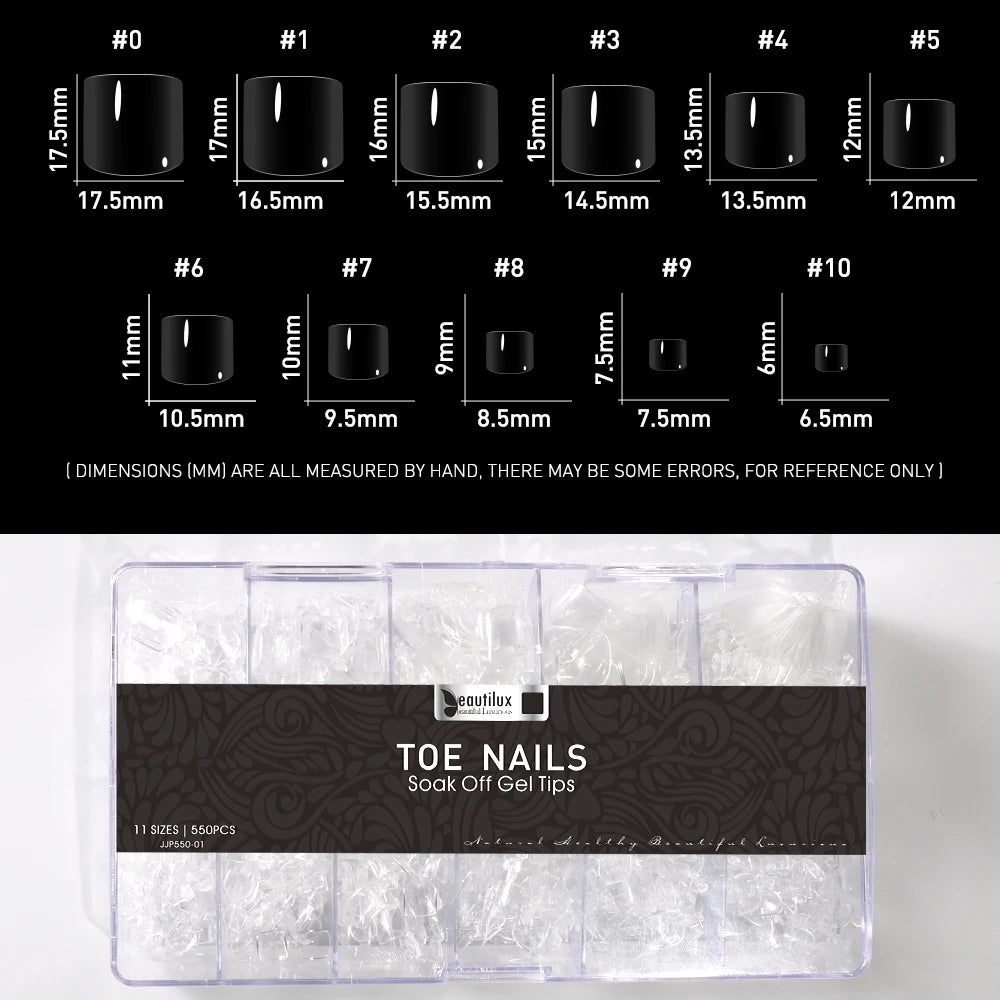 Luxury artificial toenails - hand nails