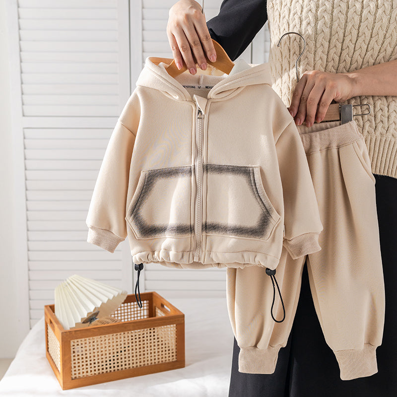 بدلة رياضية دافئة للخريف والشتاء للأطفال